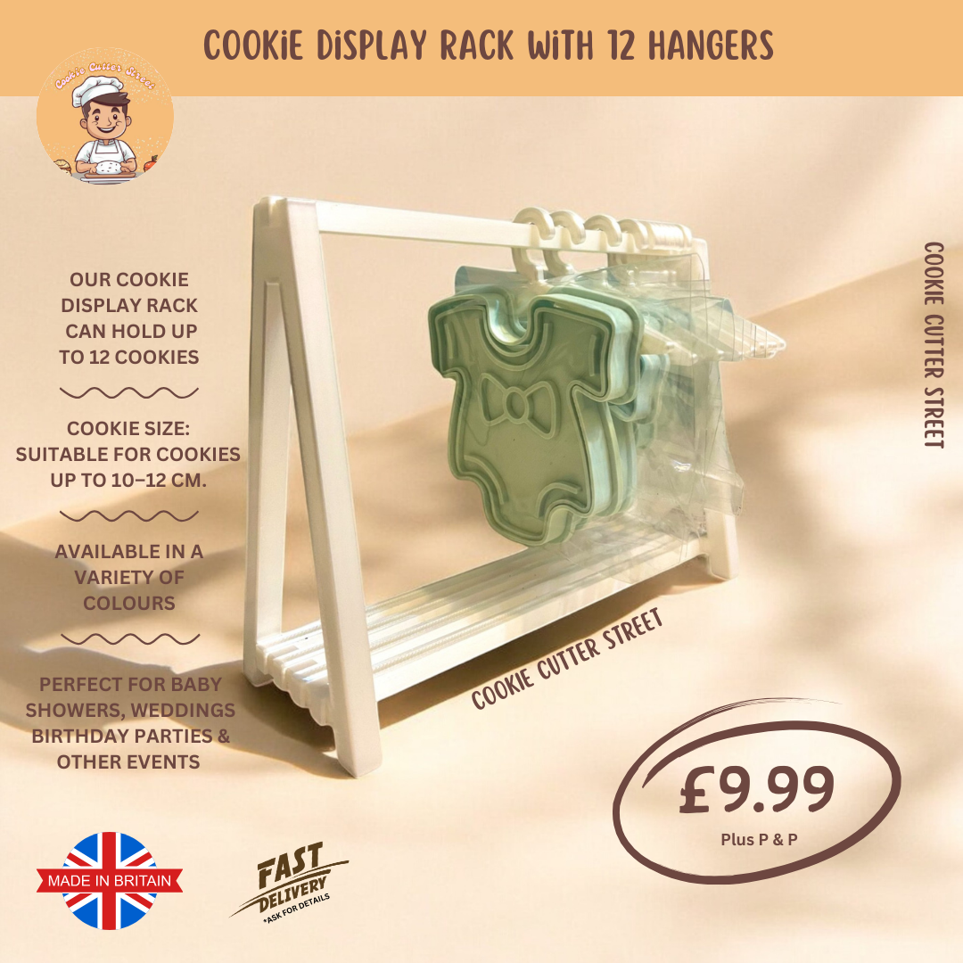 Cookie Display Rack with 12 Hangers | Perfect for Baby Showers, Weddings, Parties & Events