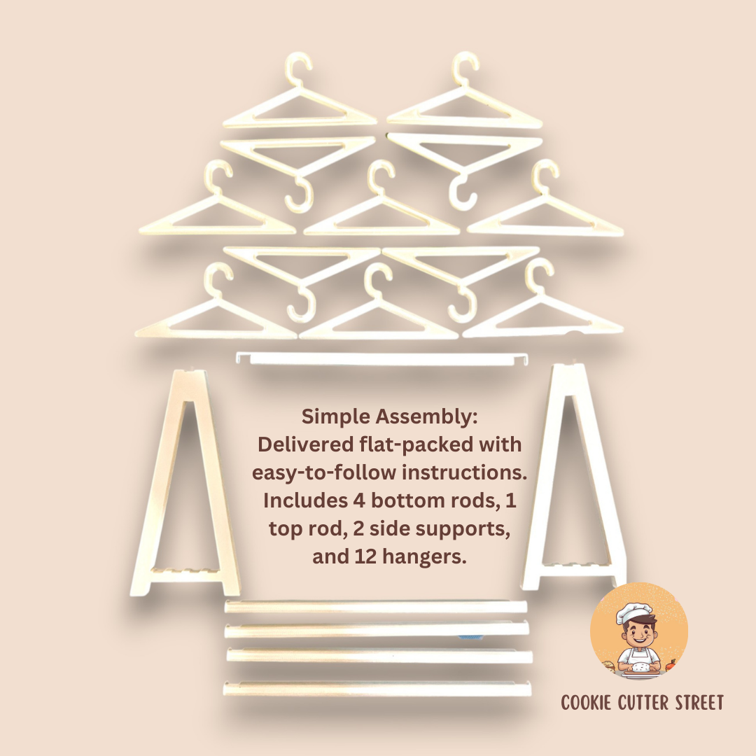 Cookie Display Rack with 12 Hangers | Perfect for Baby Showers, Weddings, Parties & Events