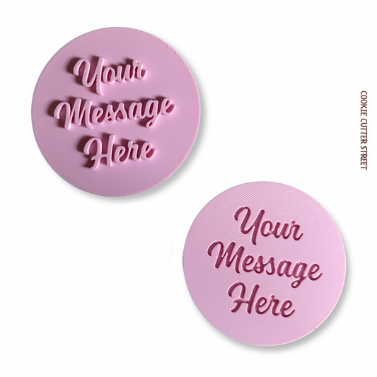 Custom-message-icing-stamp