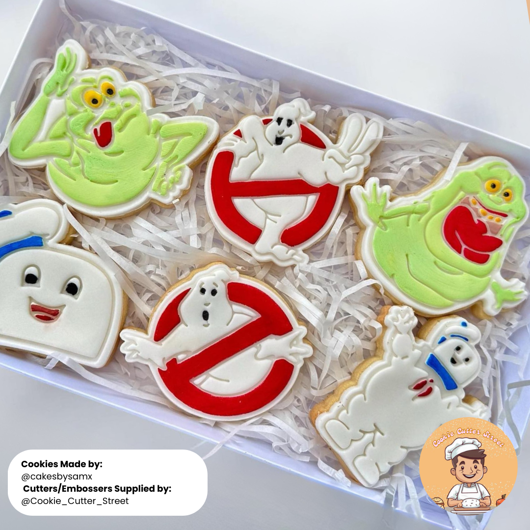 Ghostbusters & New York Scene  Cutters & Icing Embossers For Cookies & Cupcake Toppers