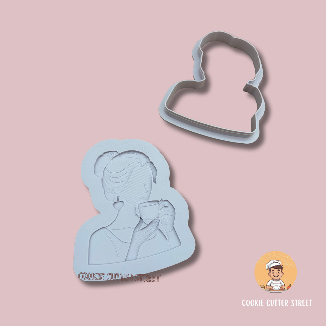 Lavender Dreams Mothers Day Multi-Level Icing Stamps & Cutters For Cookies & Cupcake Toppers