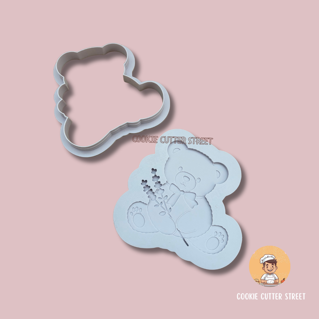 Lavender Dreams Mothers Day Multi-Level Icing Stamps & Cutters For Cookies & Cupcake Toppers